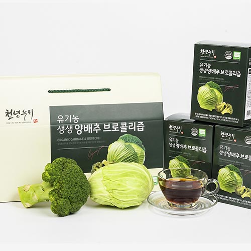 [천년누리] 유기농 양배추 브로콜리즙 (90ml x 30포)