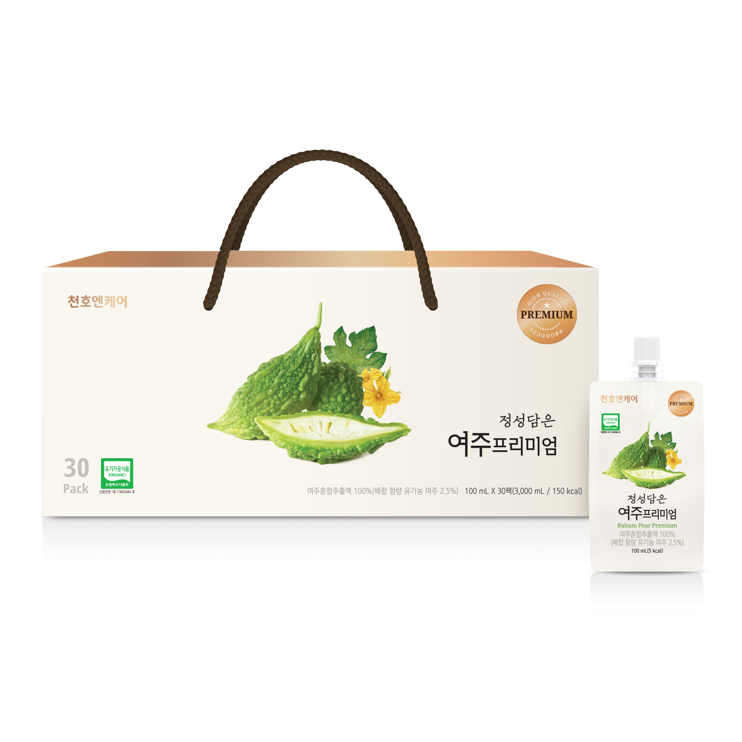 [천호엔케어] 정성담은 여주 프리미엄 100ml x 30팩