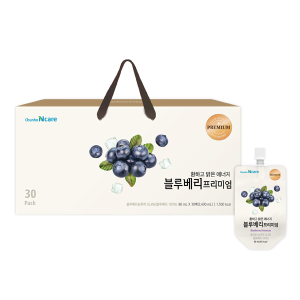 [천호엔케어] 환하고 밝은 에너지 블루베리 프리미엄 80ml x 30팩