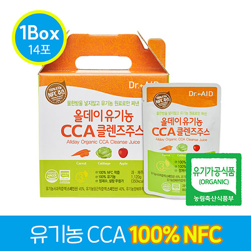 [올데이] 유기농 CCA클렌즈 주스 (80g x 14포)