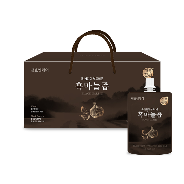 [천호엔케어] 하루활력 흑마늘즙 (70ml x 30팩)