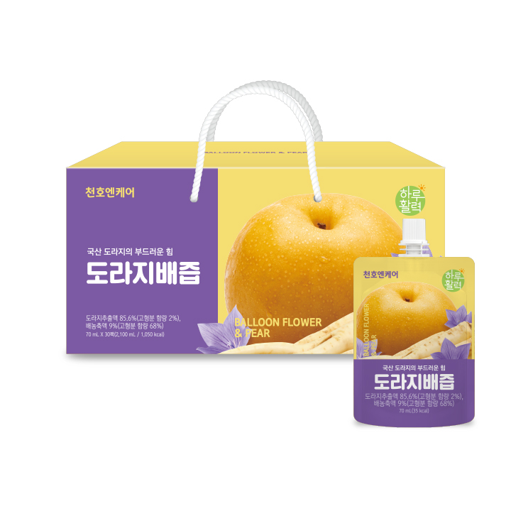 [천호엔케어] 하루활력 도라지배즙 (70ml x 30팩)