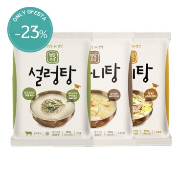 [정담우리] 국내산 프리미엄 탕 3종 세트